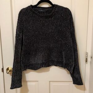 Zara velvet sweater